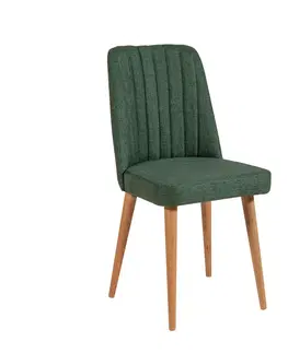 Kuchyňské a jídelní židle Jídelní židle STORMI borovice atlantic zelená