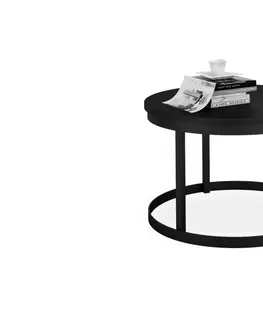 Konferenční stolky Expedo Konferenční stolek RINA, 55x36x55, černá