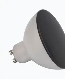 LED žárovky LIGHTME LED žárovka GU10 4,9W CCT 2 700/4 000K Ø 7cm černá