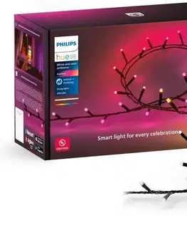 Chytré osvětlení Philips HUE FESTAVIA světelný řetěz 14W 2000-6500K RGB 20m IP54, černý