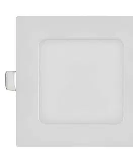 Bodovky do podhledu na 230V EMOS LED podhledové svítidlo NEXXO bílé, 12 x 12 cm, 7 W, teplá bílá ZD2124