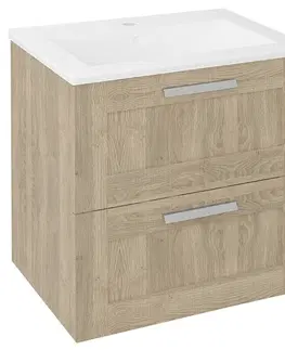 Koupelnový nábytek SAPHO AMIA umyvadlová skříňka 59x60x45cm, dub Texas AM060-2020