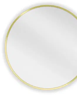 Koupelnová zrcadla MEXEN Loft zrcadlo 45 cm, zlatý rám 9850-045-045-000-50