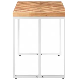 Jídelní stoly Jídelní stůl hnědá / bílá Dekorhome 160x70x76 cm