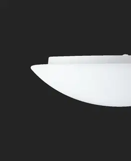 Klasická nástěnná svítidla OSMONT 59039 AURA 5 stropní/nástěnné skleněné svítidlo bílá IP43 3000 K 27W LED nouzové kombinované 3 h