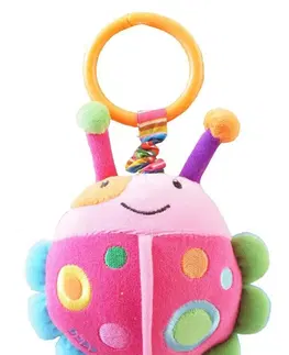 Hračky BABY MIX - Dětská plyšová hračka s vibrací beruška