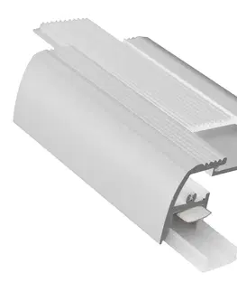 Profily CENTURY AL PROFIL schodišťová lišta 65x28mm pro LED pásek 8mm rovný svit opálový kryt IP20 délka 1,5m CEN KPRSC-6528