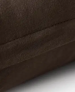 Polštáře Povlaky na polštáře DecoKing Amber I tmavě hnědé, velikost 40x200*2
