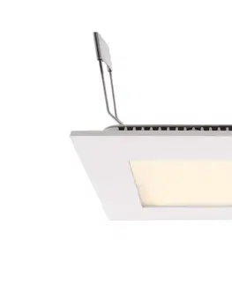 LED podhledová svítidla Light Impressions Deko-Light stropní vestavné svítidlo LED Panel Square 8 18-19V DC 7,00 W 2700 K 570 lm 110 mm bílá 565152