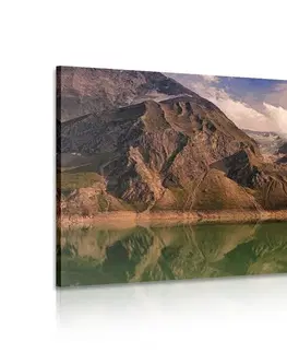 Obrazy přírody a krajiny Obraz jezero v horách