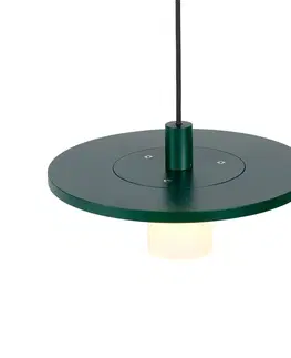 Závěsná venkovní svítidla Carpyen LED venkovní svítidlo Montoya z hliníku, zelená