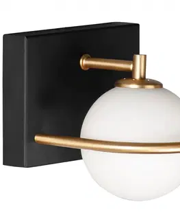 Svítidla TooLight Nástěnná lampa KINKIET STYLE XI černá/zlatá