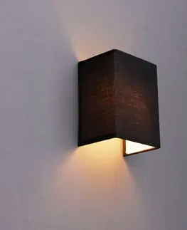Nastenna svitidla Venkovská nástěnná lampa černá - Vete