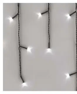Vánoční řetězy a lamety EMOS LED vánoční rampouchy Rasta s programy 10 m studená bílá