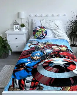 Dětské deky Jerry Fabrics Dětská deka Avengers Heroes 02, 100 x 150 cm