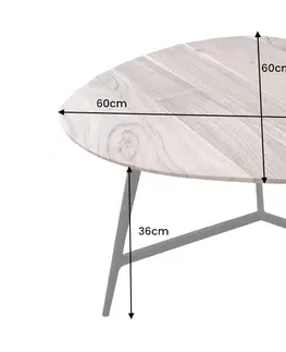 Konferenční stolky Konferenční stolek DARTELU Dekorhome 60 cm