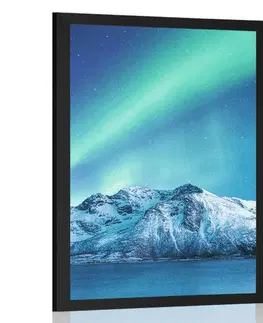 Příroda Plakát arktická polární záře