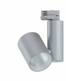 Svítidla pro Paulmann 3fázové kolejnice PAULMANN ProRail3 LED lištový spot Zeuz 60° 3680lm 33W 4000K 230V stříbrná