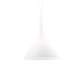 Moderní závěsná svítidla Ideal Lux COCKTAIL SP1 BIG BIANCO SVÍTIDLO ZÁVĚSNÉ 074313