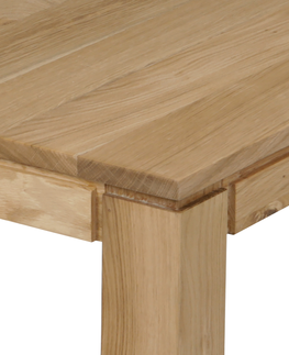 Jídelní stoly Jídelní stůl RECURVATA 160x90 cm, masiv dub