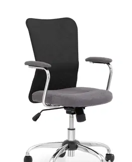Kancelářské židle HALMAR Studentská židle Nady šedá/černá
