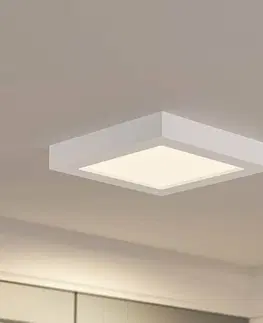 Stropní svítidla PRIOS Prios Alette LED stropní světlo, bílé, 22,7cm, 18W