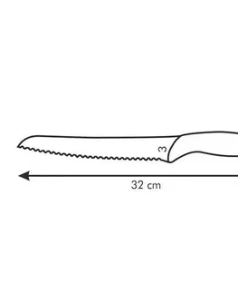 Kuchyňské nože TESCOMA nůž na chléb PRESTO 20 cm
