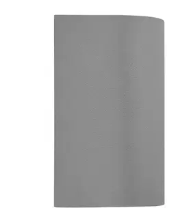 Moderní venkovní nástěnná svítidla NORDLUX venkovní nástěnné svítidlo Canto Maxi 2 2x28W GU10 šedá čirá 49721010