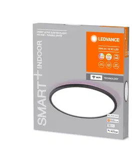 LED panely LEDVANCE SMART+ LEDVANCE SMART+ WiFi Orbis Ultra Slim podsvícení, Ø40cm černá