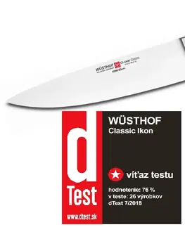 Kuchyňské nože Kuchařský nůž 20 cm 4596/20 + bruska 4347 - Wüsthof CLASSIC IKON - zvýhodněný set