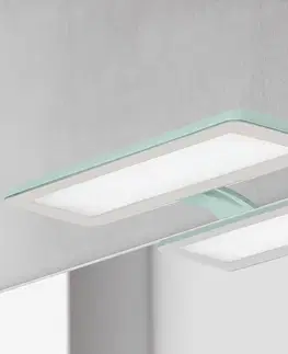 Další nábytková světla Ebir LED osvětlení zrcadla Nikita, akvamarín/šedá