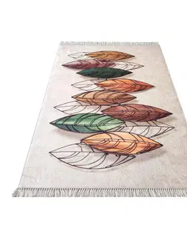Moderní koberce Moderní koberec s motivem listů Šířka: 160 cm | Délka: 220 cm