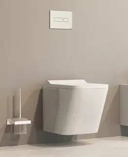 Záchody OMNIRES FONTANA mísa Rimless včetně sedátka s slow, 49 x 35 cm bílá lesk /BP/ FONTANAMWBP