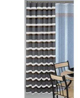 Závěsy Látka nebo dekorační závěs bavlněný, Dots, 150 cm 150 cm