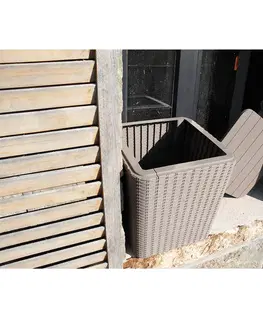 Zahradní stolky Zahradní stolek / úložný box UGUR Tempo Kondela Bílá