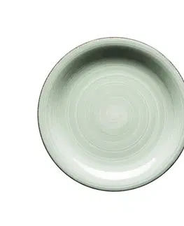 Talíře Mäser Keramický dezertní talíř Bel Tempo 19,5 cm, zelená