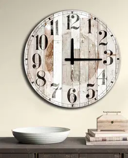 Nástěnné hodiny Nástěnné dekorativní hodiny 50 cm MDF