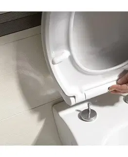 WC sedátka DEANTE Podomítkový rám, pro závěsné WC mísy bez tlačítka + WC MYJOYS MY1 + SEDÁTKO CST_WC01 X MY1