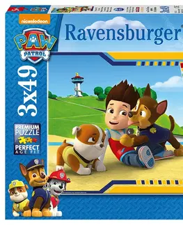 Hračky puzzle RAVENSBURGER - Tlapkova Patrola 3x49 dílků