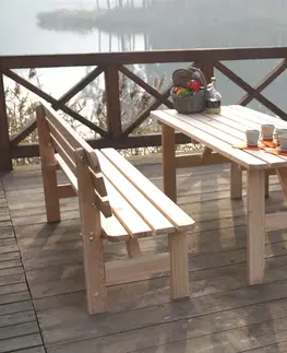 Lavice dřevěné ArtRoja Zahradní lavice VIKING | 200 cm