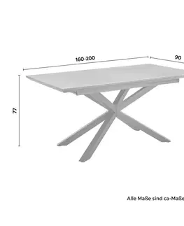 Rozkládací stoly Jídelní Stůl S Rozkladem Fulvio 160-200 Cm