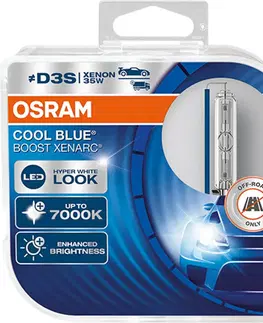 Autožárovky OSRAM D3S 42V 35W PK32d-5 COOL BLUE BOOST 7000K 2ks 66340CBB-HCB