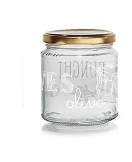 Zavařovací hrnce Cerve Zavařovací sklenice s víčkem EASY WHITE 300 ml, 6 ks