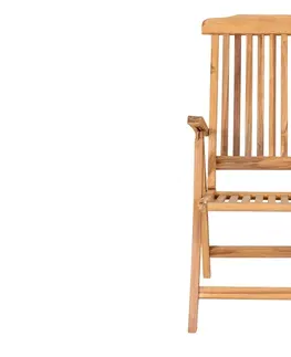 Zahradní židle a křesla Norddan Designové zahradní křeslo Roana teak