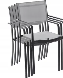 Zahradní židle a křesla Garden Line Zahradní židle LAVAZA šedá