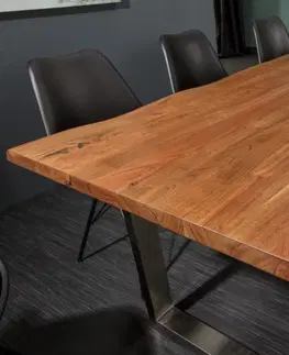 Jídelní stoly LuxD Jídelní stůl Massive 180 cm Honey - tloušťka 35 mm - akácie