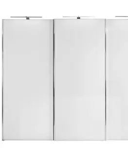 Šatní skříně s posuvnými dvěřmi Skříň S Posuvnými Dveřmi Sonate Rom, 298x240 Cm, Bílá