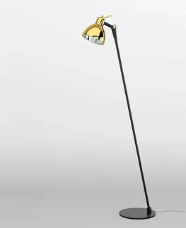 Stojací lampy Rotaliana Rotaliana Luxy F0 Glam stojací lampa černá/zlatá