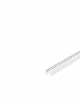Profily SLV BIG WHITE GRAZIA 20, profil na stěnu, LED, plochý, hladký, 1m, bílý 1000527