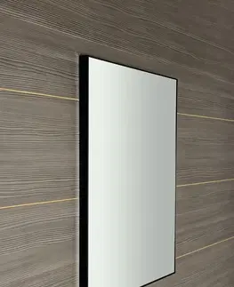 Koupelnová zrcadla SAPHO AROWANA zrcadlo v rámu 500x800mm, černá mat AWB5080